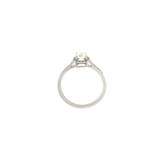 Златен пръстен с диаманти 0.64ct-22534217
