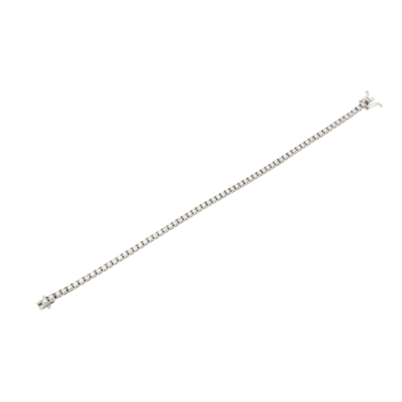 Златна гривна с тенис с диаманти 1.50ct