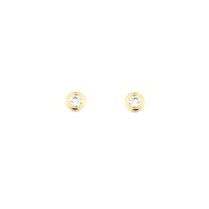 Златни обеци с диаманти 0.26 ct