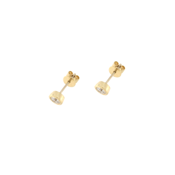 Златни обеци с диаманти 0.56ct