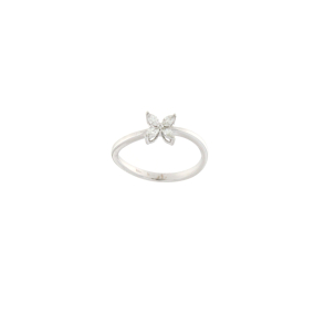 Златен пръстен с диаманти 0.18ct
