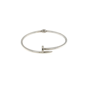 Гривна пирон от бяло злато