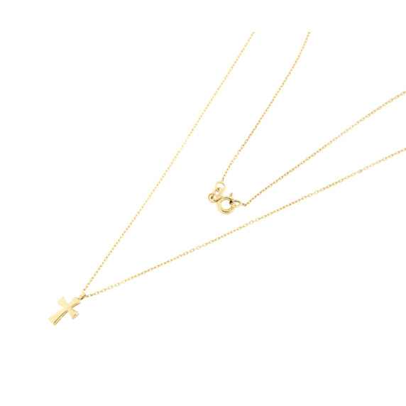 Златно колие с кръстче-250153