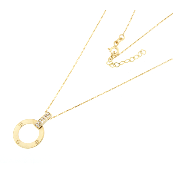 Златно колие кръг-251408