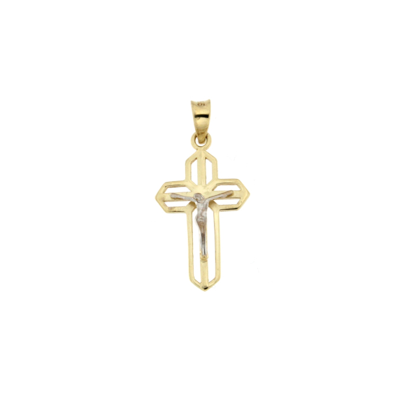 Златен кръст с разпятие-227501