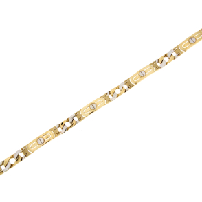 Златна мъжка гривна-207287