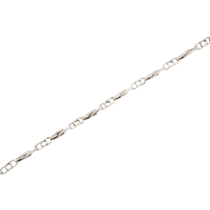 Мъжка гривна от бяло злато-235691