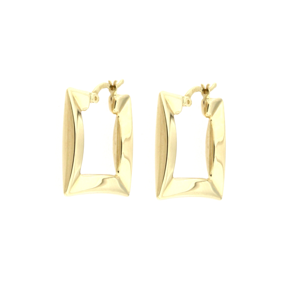 Златни обици тип халки-224528