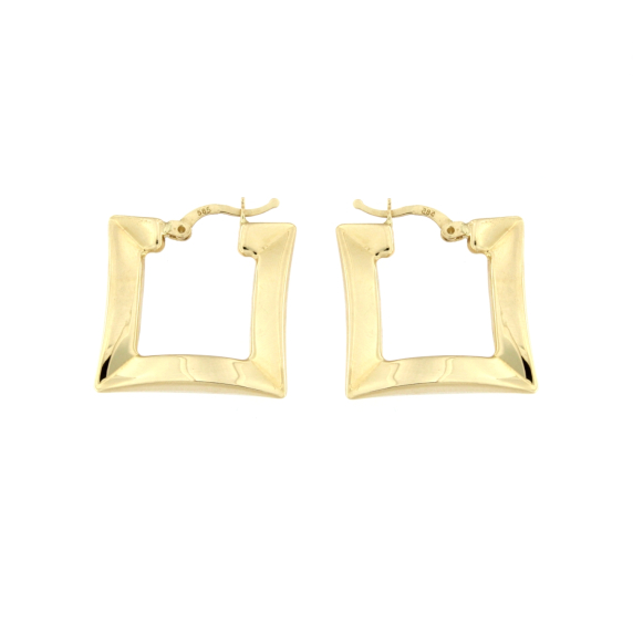 Златни обици тип халки-224528