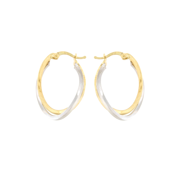 Златни обици тип халки-251637